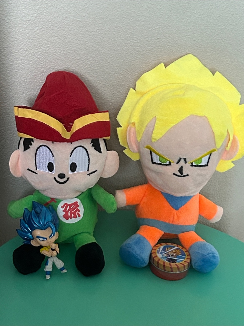 Dragon Ball Plush Toy Set, mystery candy tin and small action figure